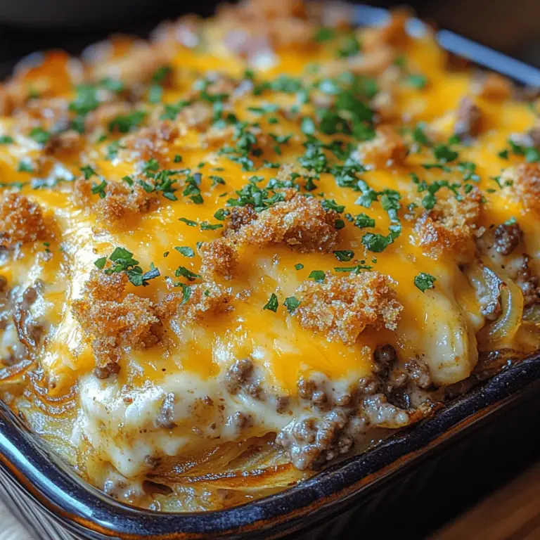 When it comes to comfort food, few dishes can rival the heartwarming and satisfying experience of a cheesy hamburger hashbrown casserole. This dish embodies everything we love about home-cooked meals: hearty ingredients, rich flavors, and that irresistible cheesy goodness that makes every bite feel like a warm hug. Perfectly suited for family dinners, potlucks, or those busy weeknight meals when cooking feels like a chore, this casserole has carved out a special place in the hearts (and stomachs) of many.