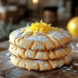Lemon-flavored desserts have a unique charm that captivates taste buds and lifts spirits with their vibrant and invigorating flavors. Their tangy sweetness creates a delightful balance that appeals to many dessert lovers, making them a popular choice at gatherings, parties, and family dinners. Among the array of lemon-infused treats, Zesty Lemon Bliss Cookies stand out for their bright flavor and delightful texture. This recipe embodies the essence of spring and summer, making it perfect for any occasion where you want to bring a touch of sunshine to the table.