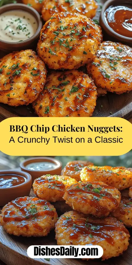 Transform your dinner routine with BBQ Chip Chicken Nuggets, a deliciously fun twist on the classic favorite. Coated in crunchy BBQ-flavored potato chips, these nuggets are crispy on the outside and juicy on the inside. This easy recipe is perfect for family meals or game day snacks, offering a burst of smoky flavor with every bite. Discover step-by-step preparation tips and pairing ideas to elevate your dining experience and impress your loved ones.