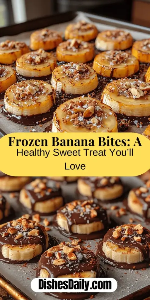 Looking for a refreshing and healthy frozen treat? Discover the joys of banana bites! These simple, bite-sized snacks combine the natural sweetness of ripe bananas with rich dark chocolate and optional toppings like nuts and coconut. They're perfect for parties, picnics, or just a delightful dessert at home. Not only are they easy to make, but they're also packed with nutrients, making them a guilt-free indulgence that everyone will love. Try them today!