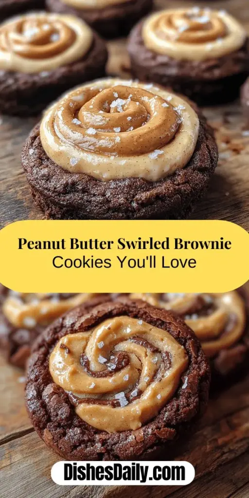 Indulge in the delight of Swirled Brownie Cookies with a Peanut Butter Twist, where rich chocolate brownies meet the chewy goodness of cookies. This dessert beautifully marries dark chocolate and creamy peanut butter, offering an incredible taste experience perfect for any occasion. With their fudgy centers and eye-catching swirls, these cookies are sure to impress friends and family alike. Discover the simple preparation steps and create an unforgettable treat!