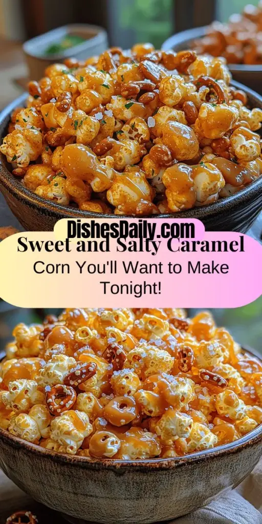 Discover the perfect balance of sweet and salty with this delicious Sweet & Salty Caramel Corn Delight recipe. This classic snack elevates traditional caramel corn to new heights, making it ideal for movie nights, parties, or festive gatherings. Learn how to make buttery caramel and get tips on customizing flavors with nuts or pretzels. With easy step-by-step instructions and creative variations, you can enjoy this crunchy, irresistible treat at home or share it with friends!