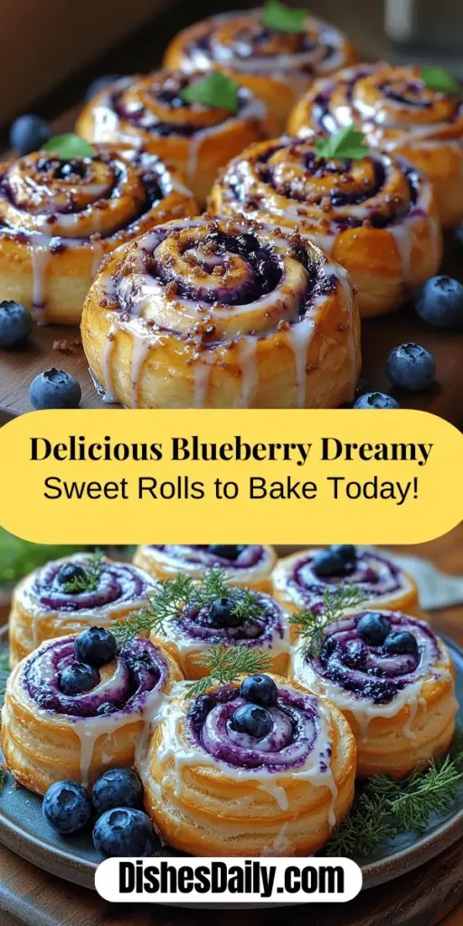 Indulge in the delightful experience of baking with this Blueberry Dreamy Sweet Rolls recipe. These homemade rolls are soft, fluffy, and filled with juicy blueberries, topped with a creamy glaze that elevates their sweetness. Perfect for any occasion, they create magical moments in the kitchen and are a great way to bond with loved ones. Follow our step-by-step guide to master the techniques of yeast dough, filling, and glazing for a rewarding baking adventure.