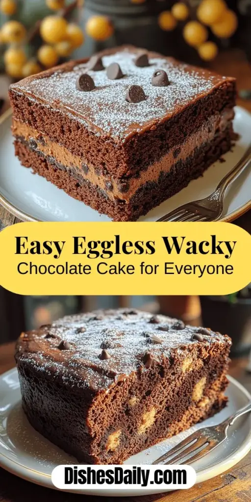 Indulge in the deliciousness of Wacky Chocolate Cake, an eggless and dairy-free delight that's perfect for any occasion. This easy-to-make cake is rich, moist, and accommodates dietary restrictions without compromising on flavor. Discover its fascinating origins from the Great Depression and learn step-by-step how to whip up this delightful treat with simple ingredients like flour, cocoa, and vinegar. Check out creative serving ideas and flavor variations to elevate your baking experience!
