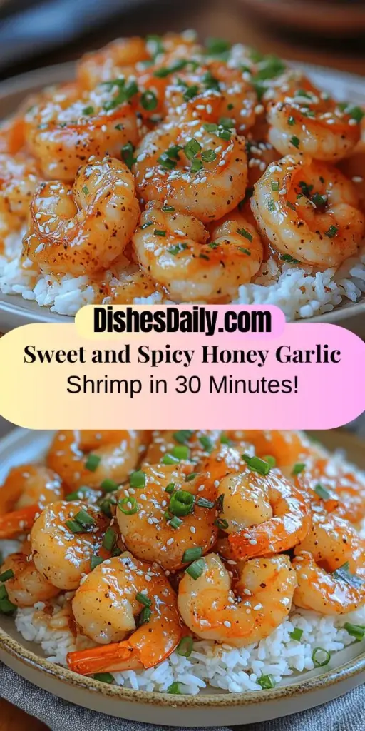 Discover the perfect blend of flavors with this Sweet and Spicy Honey Garlic Shrimp recipe! Enjoy the sweet taste of honey balanced with the heat from spices, creating a delightful dish that's ready in under 30 minutes. Ideal for busy weeknights or impressing guests, this recipe features juicy shrimp marinated in a flavorful blend of honey, soy sauce, garlic, and ginger. Serve it over rice or noodles for a restaurant-quality meal at home. Explore this versatile dish and enjoy a taste explosion!