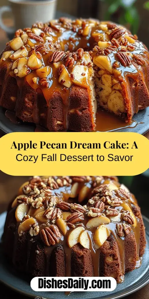 Indulge in the comfort of the Apple Pecan Dream Cake, a delicious dessert that combines the sweetness of fresh apples and the crunch of pecans. Perfect for family gatherings or special celebrations, this cake shines especially in the fall. Each slice offers moist, flavorful layers enhanced by warm spices and a luscious caramel glaze. Follow our simple steps to create this heartwarming treat that will impress everyone at your table. Enjoy the perfect blend of flavors in every bite!