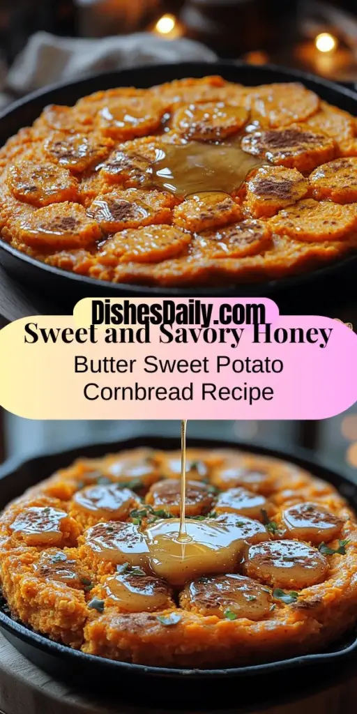 Discover a delicious twist on a classic with this Honey Butter Sweet Potato Cornbread recipe. Combining the natural sweetness of sweet potatoes and the richness of honey butter, this cornbread is incredibly moist and packed with flavor. Perfect for holiday feasts or cozy family dinners, it serves as a delightful side dish or a tasty snack. Learn how to elevate your next meal with this comforting, nutritious recipe that everyone will love!