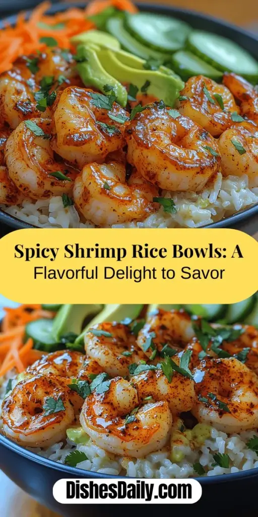 Discover the vibrant flavors of Spicy Shrimp Rice Bowls with Creamy Mayo Delight! This quick and easy dish features succulent shrimp marinated in zesty spices, served over fluffy rice, and drizzled with a creamy, spicy mayo that adds just the right amount of heat. Packed with fresh vegetables for added color and crunch, these customizable bowls are perfect for busy weeknights or casual gatherings. Enjoy a meal that's not only delicious but also nutritious and satisfying!