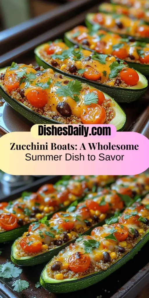 Discover the deliciousness of Garden Delight Zucchini Boats, a vibrant summer dish that’s packed with nutrients! Using fresh zucchini as a base, these boats are filled with a hearty mixture of quinoa, black beans, corn, and colorful vegetables, creating a nourishing and customizable meal. Perfect for lunch, dinner, or as an impressive appetizer, this recipe celebrates healthy eating while showcasing the versatility of wholesome ingredients. Let your creativity flow in the kitchen!