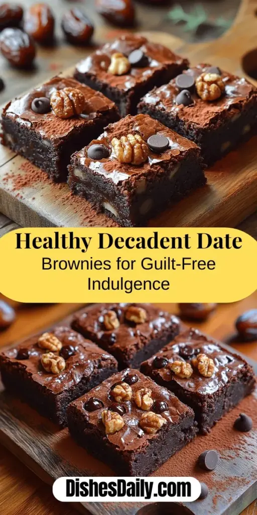 Discover the perfect balance of indulgence and nutrition with decadent date brownies! Made with wholesome ingredients like Medjool dates, walnuts, and almond flour, these brownies provide a rich, fudgy texture without the guilt. Explore the health benefits of each ingredient and follow our simple step-by-step guide to create your own batch. Ideal for satisfying sweet cravings, these brownies are a deliciously nourishing treat your loved ones will enjoy. Try this healthier dessert option today!
