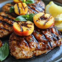 As summer approaches, the allure of outdoor grilling becomes irresistible, beckoning food lovers to fire up their grills and embrace the flavors of the season. One standout dish that captures the essence of summer is Grilled Peach BBQ Chicken. This delectable recipe marries the succulent juiciness of grilled chicken with the sweet, caramelized flavor of ripe peaches, creating a culinary delight that is sure to impress your family and friends.