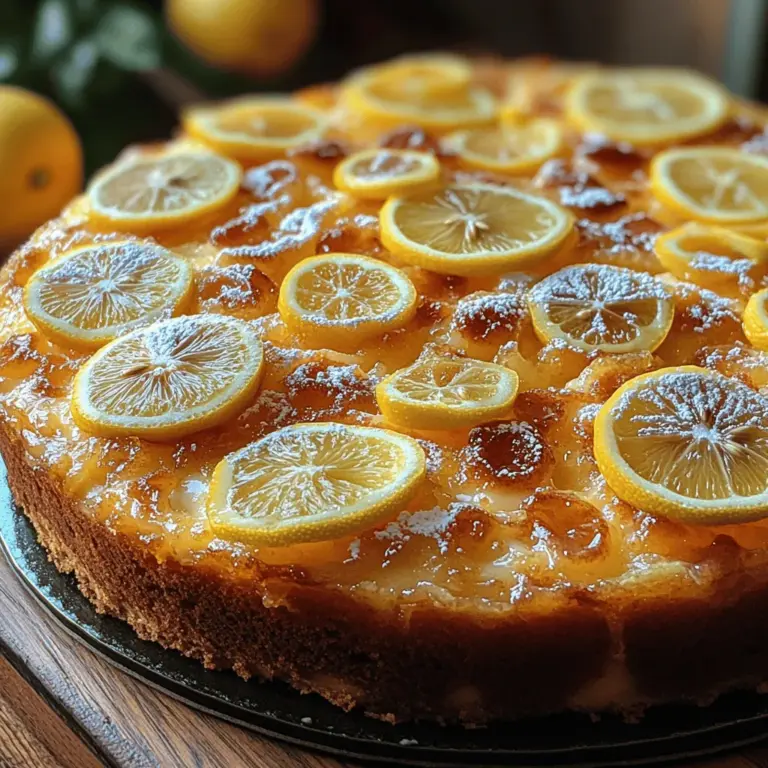 If you're searching for a dessert that combines a burst of refreshing flavors with a rich, creamy texture, look no further than the Zesty Lemon Bliss Cake. This delightful cake is a balance of sweet and tangy, making it an ideal treat for lemon lovers. With its bright flavor profile, this cake is not just a feast for the palate but also a visual delight, showcasing a sunny yellow hue that can brighten any table.