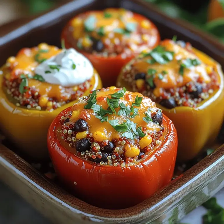 In the world of healthy and vibrant meals, Colorful Stuffed Mini Bell Peppers Delight stand out as a delicious and visually appealing option. These bite-sized treats are not only packed with flavor but also bursting with nutrients, making them an excellent choice for any meal, whether it's for a casual family dinner or a festive gathering. Filled with wholesome ingredients like quinoa, black beans, and fresh vegetables, these stuffed peppers are sure to impress anyone who loves a colorful plate. This article will delve into the recipe, exploring its health benefits, preparation steps, and serving suggestions, ensuring you have all the information you need to create this delightful dish at home.