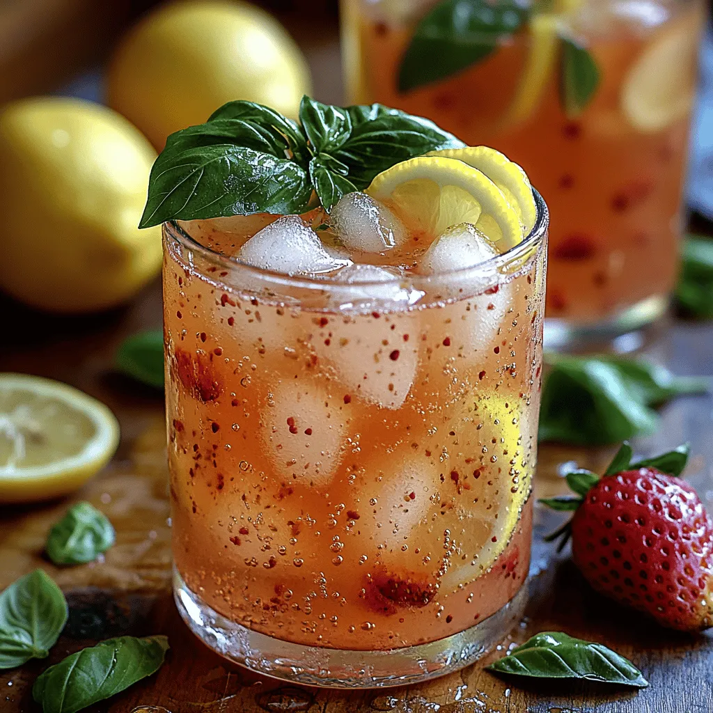 As the sun shines brightly and the temperatures soar, nothing quenches thirst quite like a glass of refreshing lemonade. This timeless beverage has become synonymous with summer, delighting taste buds and providing a cool respite from the heat. While traditional lemonade is undeniably delicious, there is an exciting twist that elevates this classic to new heights: Strawberry Basil Lemonade Bliss. This innovative drink marries the sweet, succulent flavor of strawberries with the zesty brightness of freshly squeezed lemons and the aromatic freshness of basil, creating a symphony of flavors that is both refreshing and invigorating.