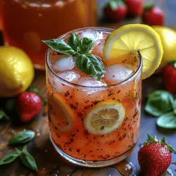 As the sun shines brightly and the temperatures soar, nothing quenches thirst quite like a glass of refreshing lemonade. This timeless beverage has become synonymous with summer, delighting taste buds and providing a cool respite from the heat. While traditional lemonade is undeniably delicious, there is an exciting twist that elevates this classic to new heights: Strawberry Basil Lemonade Bliss. This innovative drink marries the sweet, succulent flavor of strawberries with the zesty brightness of freshly squeezed lemons and the aromatic freshness of basil, creating a symphony of flavors that is both refreshing and invigorating.