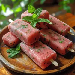 As the days grow warmer and the sun shines brighter, the craving for refreshing frozen treats intensifies. In recent years, homemade popsicles have surged in popularity, providing a delightful way to cool down while enjoying healthier alternatives to store-bought options, which are often loaded with sugar and artificial ingredients. One such refreshing treat that epitomizes the essence of summer is the Tropical Bliss Coconut Watermelon Pops. These vibrant pops not only look appealing but also offer a deliciously sweet and hydrating experience that will keep you cool, making them a perfect choice for warm afternoons, garden parties, or casual get-togethers.