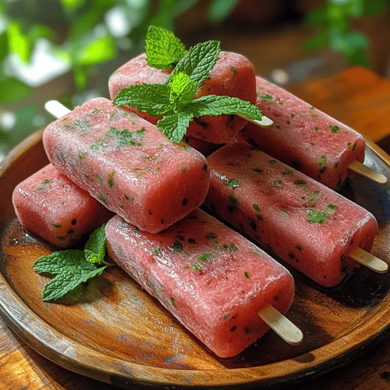 As the days grow warmer and the sun shines brighter, the craving for refreshing frozen treats intensifies. In recent years, homemade popsicles have surged in popularity, providing a delightful way to cool down while enjoying healthier alternatives to store-bought options, which are often loaded with sugar and artificial ingredients. One such refreshing treat that epitomizes the essence of summer is the Tropical Bliss Coconut Watermelon Pops. These vibrant pops not only look appealing but also offer a deliciously sweet and hydrating experience that will keep you cool, making them a perfect choice for warm afternoons, garden parties, or casual get-togethers.