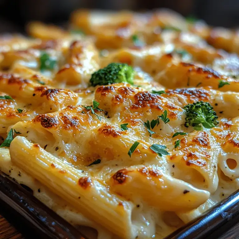 When it comes to comfort food, few dishes can rival the rich, creamy goodness of a Chicken Alfredo Bake. This dish not only warms the heart but fills the stomach with its delightful blend of flavors and textures. Creamy Chicken Alfredo Bake is the perfect solution for busy weeknights when you need an easy, crowd-pleasing recipe that the whole family will love. This dish combines tender chicken, al dente pasta, and a luscious Alfredo sauce, all baked together to create a satisfying meal that is sure to become a staple in your household.