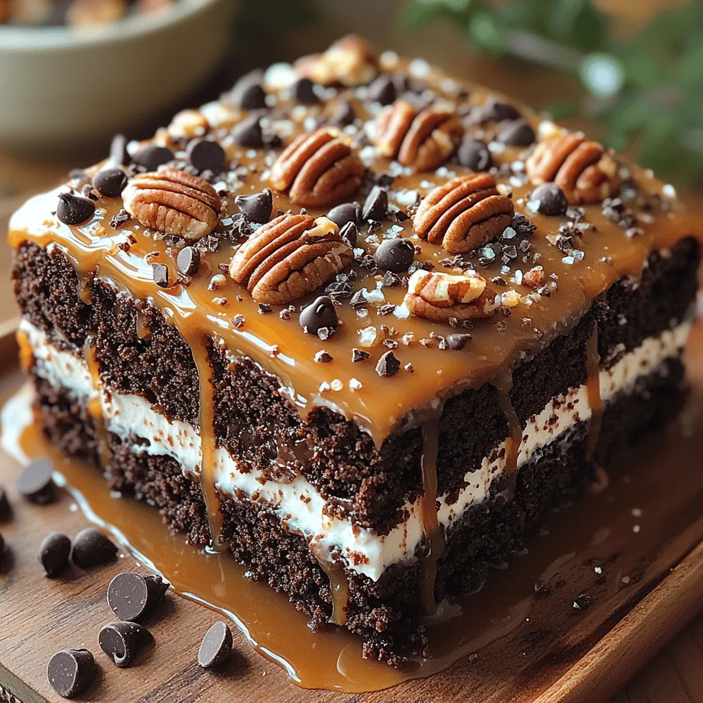 If you have a penchant for desserts that are equal parts indulgent and comforting, then the Gooey Caramel Turtle Poke Cake is sure to become a favorite in your recipe repertoire. This delightful dessert combines the rich flavors of chocolate, the sweetness of caramel, and the crunchy texture of pecans, creating a mouthwatering experience that is hard to resist. The poke cake concept, which involves creating holes in a baked cake and filling them with delicious sauces, has surged in popularity for good reason—it transforms a simple cake into a luscious treat full of flavor and moisture.