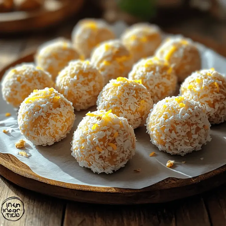 If you’re on the lookout for a quick and nutritious snack that’s bursting with flavor, look no further than Zesty Lemon Coconut Bliss Balls. These delightful little bites are not only a treat for your taste buds but also pack a punch of health benefits. Combining the refreshing zing of lemon with the tropical sweetness of coconut, each bliss ball is a perfect balance of taste and nutrition. Whether you need a post-workout boost, a mid-afternoon pick-me-up, or a healthy dessert option, these bliss balls are versatile enough to fit any occasion.