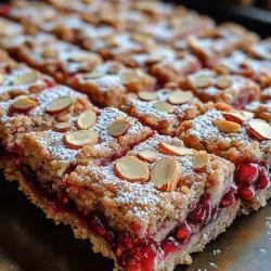 Almond flour is a key component of our Raspberry Almond Crumble Bars, contributing not just flavor but also nutritional benefits. Made from finely ground almonds, this flour is a great alternative to traditional wheat flour, especially for those who are gluten-sensitive or following a gluten-free diet.