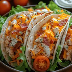 To create the ultimate Bacon-Lover's Ranch Chicken Wraps, it’s essential to understand the key ingredients that contribute to their deliciousness. Each component plays a significant role in crafting a well-balanced meal that is both hearty and satisfying.