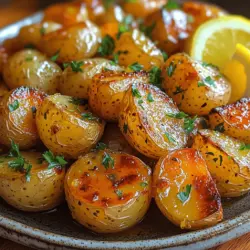 When it comes to creating a side dish that can elevate any meal, Zesty Lemon Garlic Roasted Potatoes stand out as a top contender. This dish perfectly marries the robust flavors of garlic with the bright zestiness of lemon, creating a delightful accompaniment to a variety of main courses. Whether you're hosting a dinner party or preparing a simple family meal, these roasted potatoes add a touch of elegance and flavor that is hard to resist.