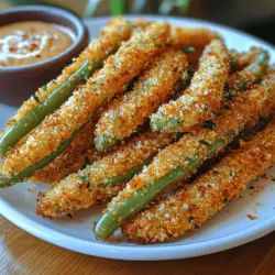 In a world where healthy eating is increasingly prioritized, finding flavorful yet nutritious snacks can be a challenge. Enter crispy garlic Parmesan green bean fries—a delightful twist on traditional fries that allows you to indulge without the guilt. These green bean fries offer a satisfying crunch paired with the bold flavors of garlic and Parmesan, making them an irresistible option for both snack time and mealtime.