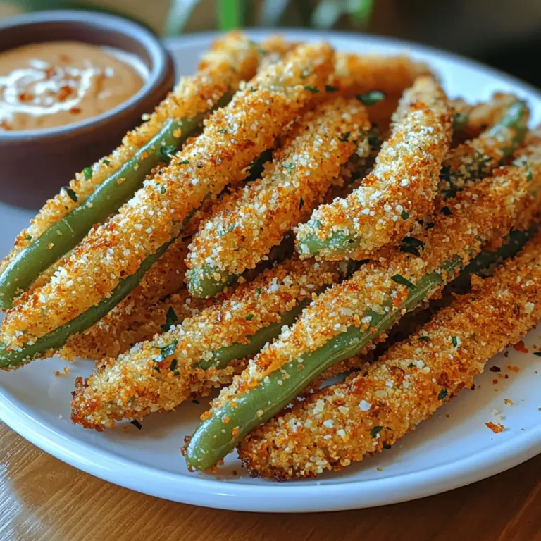 In a world where healthy eating is increasingly prioritized, finding flavorful yet nutritious snacks can be a challenge. Enter crispy garlic Parmesan green bean fries—a delightful twist on traditional fries that allows you to indulge without the guilt. These green bean fries offer a satisfying crunch paired with the bold flavors of garlic and Parmesan, making them an irresistible option for both snack time and mealtime.