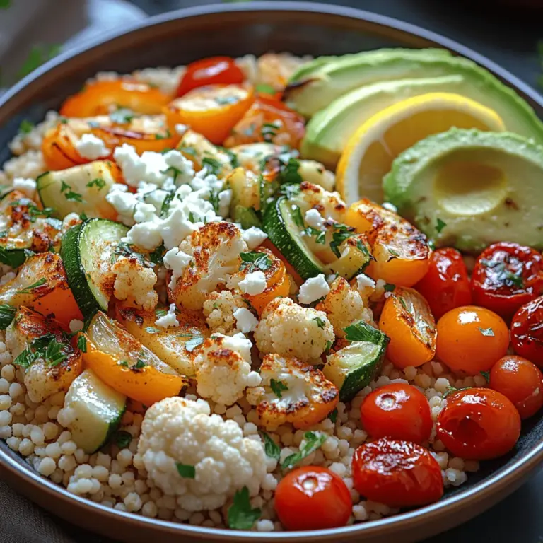 In recent years, there has been a significant shift towards plant-based meals as more people embrace healthier lifestyles and seek to incorporate fresh, natural ingredients into their diets. This trend is not just a fleeting moment; it reflects a growing awareness of the health benefits associated with plant-based eating and a desire for nutritious, vibrant meals that appeal to the senses. One such delightful dish that beautifully embodies this trend is the Colorful Roasted Veggie Couscous Bowl.