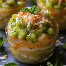 If you're looking for a dessert that perfectly balances taste, healthiness, and visual appeal, look no further than Frosty Kiwi Cream Cups. This delightful recipe combines the vibrant sweetness of fresh kiwis with the creamy texture of coconut, resulting in a dish that is not only delicious but also refreshingly light. Whether you are hosting a summer party, preparing a treat for your family, or simply indulging in a bit of self-care, these frosty cups are the perfect solution.
