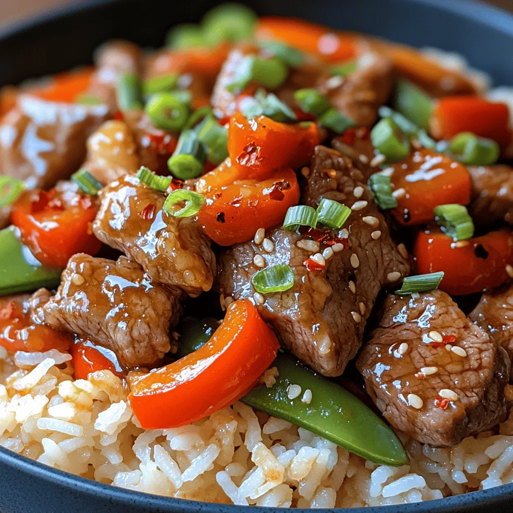 Welcome to the vibrant world of Sizzling Beef Fiesta Stir-Fry, a dish that captures the essence of bold flavors and quick cooking. This delightful stir-fry is not just a meal; it's a sensory experience that combines tender beef, crisp vegetables, and a medley of savory sauces that dance on your palate. In today’s fast-paced lifestyle, quick and healthy meal options are more important than ever, and stir-fries stand out as one of the best solutions. They are not only fast to prepare but also allow for endless variations, making them a staple in many households around the globe.