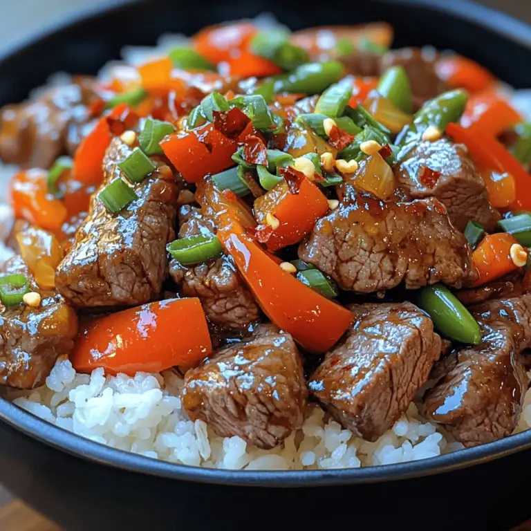 Welcome to the vibrant world of Sizzling Beef Fiesta Stir-Fry, a dish that captures the essence of bold flavors and quick cooking. This delightful stir-fry is not just a meal; it's a sensory experience that combines tender beef, crisp vegetables, and a medley of savory sauces that dance on your palate. In today’s fast-paced lifestyle, quick and healthy meal options are more important than ever, and stir-fries stand out as one of the best solutions. They are not only fast to prepare but also allow for endless variations, making them a staple in many households around the globe.