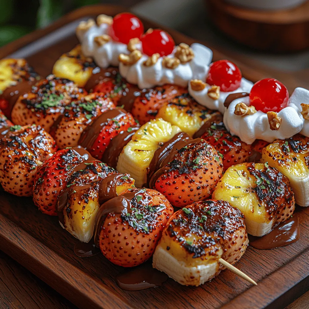 Kabobs are no longer reserved for savory meats and vegetables; they have found their way into the dessert realm, providing endless possibilities for creativity and flavor combinations. The Banana Split Dessert Kabobs exemplify this versatility, allowing you to mix and match various fruits, sauces, and toppings to suit your taste preferences. Whether you prefer a classic banana split flavor profile or want to experiment with other fruits like peaches or blueberries, kabobs offer a customizable dessert experience that can cater to any palate.