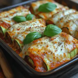 In the world of comfort food, lasagna holds a special place. Its warm, gooey layers of pasta, cheese, and hearty sauce evoke a sense of nostalgia and satisfaction that few dishes can match. However, for many, traditional lasagna can often be heavy, laden with carbs and calories that may not align with their health goals. Enter Zucchini Lasagna Roll Ups—a delightful, healthier alternative that satisfies your cravings without the guilt. These roll-ups reimagine the classic lasagna concept by using thinly sliced zucchini as a substitute for pasta, resulting in a dish that is not only lower in carbohydrates but also bursting with flavor and nutrients.