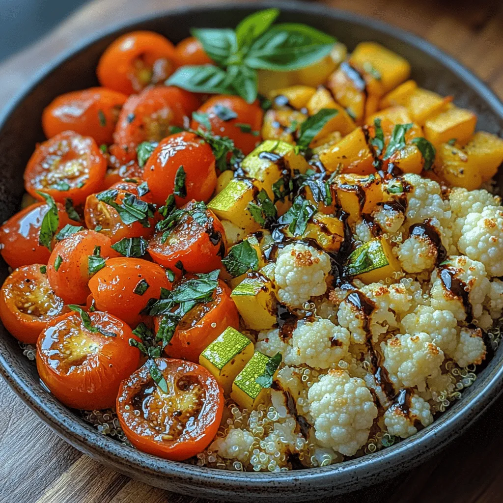 In recent years, the culinary landscape has seen a significant shift toward plant-based dishes, driven by an increasing awareness of health, sustainability, and ethical eating. As more individuals seek to incorporate nourishing ingredients into their diets, vibrant recipes like the Colorful Balsamic Roasted Veggie Bowl have gained popularity. This dish not only pleases the palate but also serves as a canvas for creativity in the kitchen. With its medley of colorful vegetables and a tangy balsamic dressing, this veggie bowl is a feast for both the eyes and the taste buds.