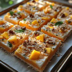 As the sun shines brightly and the temperatures rise, there’s nothing quite as refreshing as a cool treat to beat the heat. Enter Tropical Bliss Frozen Mango Yogurt Bark—a delightful and healthy dessert option that is not only easy to make but also bursting with vibrant flavors. This recipe combines the luscious sweetness of ripe mangoes with the creamy, tangy goodness of Greek yogurt, creating a snack that is as nutritious as it is delicious.