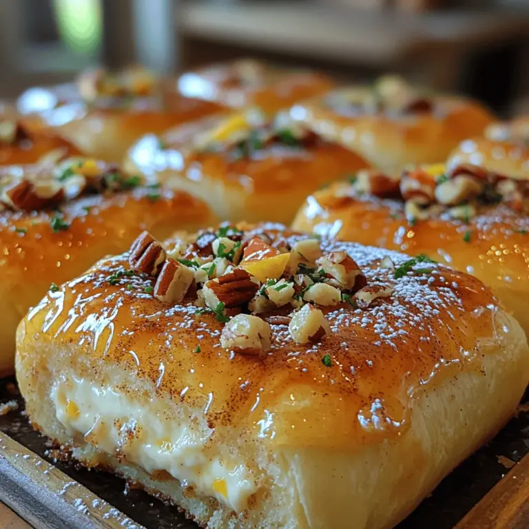 If you're looking for a delightful dessert that combines the creamy richness of cheesecake with the soft, sweet allure of King’s Hawaiian rolls, then the King’s Hawaiian Cheesecake Danish is your answer. This indulgent treat perfectly marries the subtle sweetness of the beloved Hawaiian rolls with a luscious cream cheese filling, topped off with a delectable glaze. Ideal for brunches, family gatherings, or just a special indulgence for yourself, this cheesecake Danish is both visually appealing and utterly delicious.