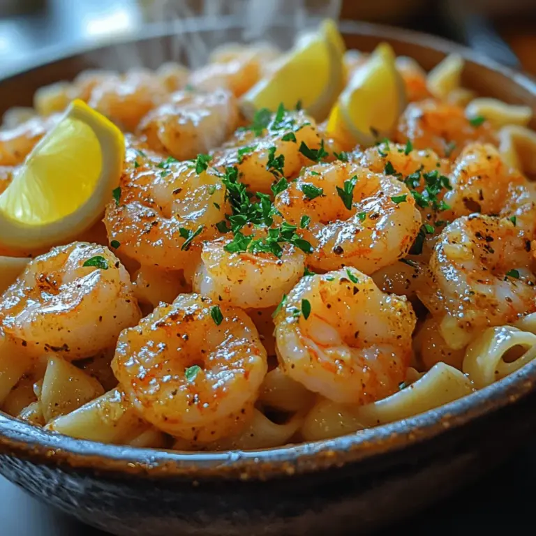 To start your Garlic Butter Shrimp Scampi, cooking the pasta is of utmost importance. For this recipe, linguine or spaghetti are excellent choices, as they hold the sauce beautifully. Begin by bringing a large pot of salted water to a rolling boil. The key here is to ensure that the water is adequately salted; a good rule of thumb is to add about 1-2 tablespoons of salt for every gallon of water. This step not only seasons the pasta but also enhances its overall flavor.