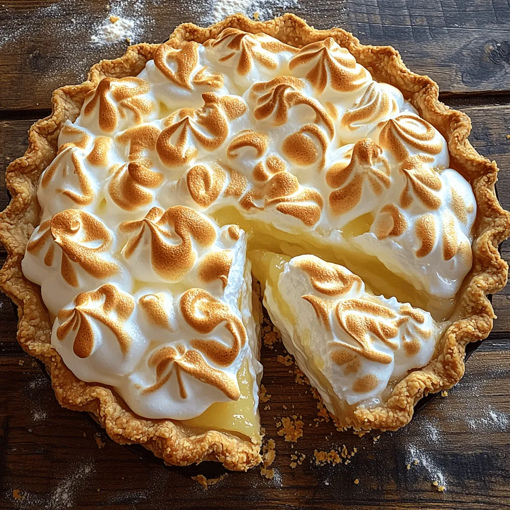 The Zesty Citrus Cloud Delight is a refreshingly vibrant dessert that captures the essence of sunny days with its bright flavors and airy textures. Imagine sinking your fork into a fluffy meringue topped with a velvety lemon filling, all nestled in a crisp, buttery pie crust. This dessert not only tantalizes the taste buds but also brings a burst of freshness that’s perfect for warmer months or festive occasions. Whether you’re hosting a summer barbecue, celebrating a birthday, or simply indulging in a sweet treat, this pie is sure to impress friends and family alike.