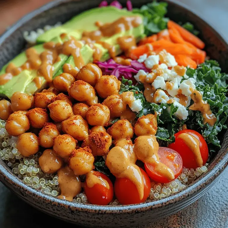 In recent years, Buddha bowls have surged in popularity as a go-to meal option for health enthusiasts and food lovers alike. These vibrant dishes are not only visually striking but also incredibly nutritious, bringing together an array of food groups into a single, harmonious bowl. The Vibrant Chickpea and Avocado Buddha Bowl is a perfect example of this culinary trend, marrying wholesome ingredients that cater to both the eye and the palate.