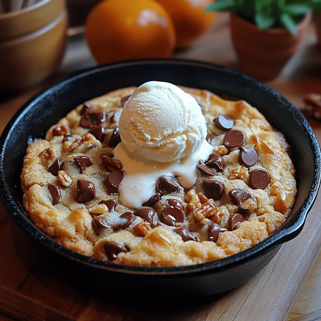 Welcome to Skillet Bliss, where we’re about to embark on a delightful journey into the world of gooey chocolate chip cookies! There’s something incredibly comforting about the aroma of freshly baked cookies wafting through the house, transporting us back to cherished moments of laughter, family gatherings, and celebrations. The skillet cookie takes this nostalgic dessert to a whole new level, allowing you to create an indulgent treat that’s perfect for sharing—or not!
