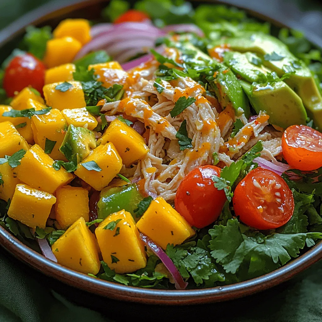 When the summer sun shines bright, there's nothing quite as refreshing as a vibrant, tropical salad. The Tropical Bliss Mango Avocado Chicken Salad brings together a medley of flavors and textures, creating a dish that is as nourishing as it is delicious. With juicy mangoes, creamy avocados, and tender chicken, this salad embodies the essence of summer and is perfect for a light lunch, a picnic, or even as a side dish at a barbecue.