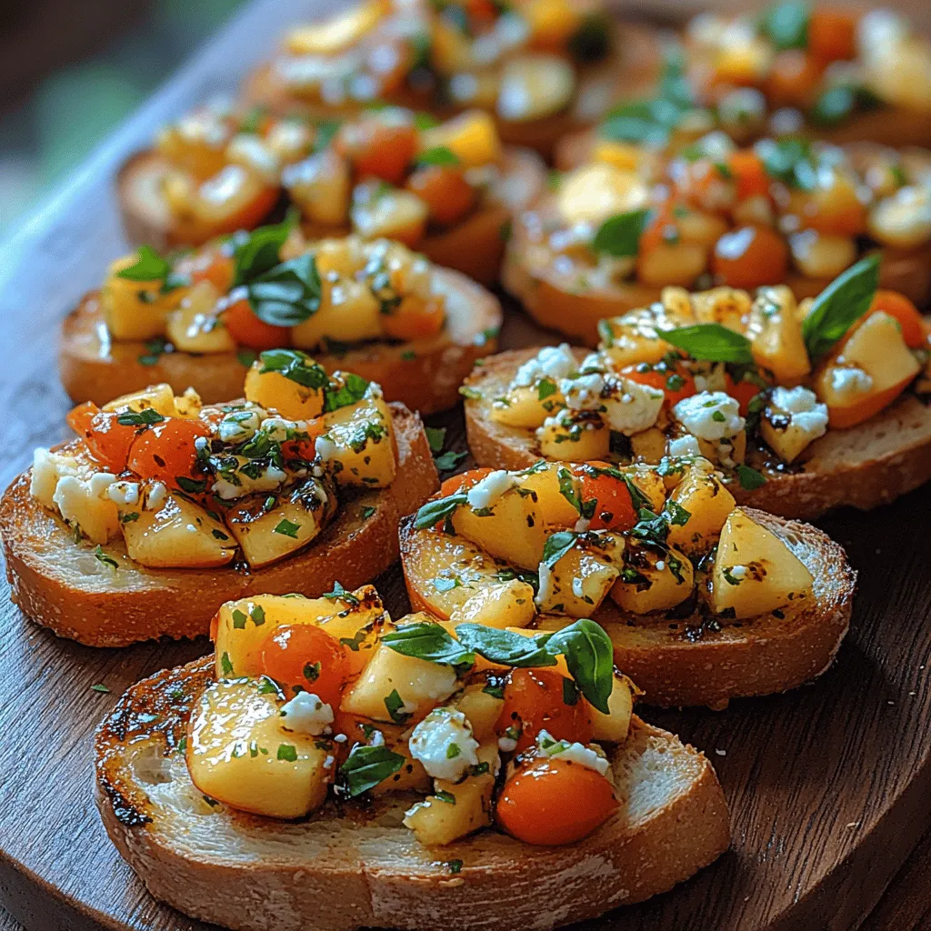 Bruschetta is a classic Italian appetizer that has delighted food lovers for centuries. Traditionally consisting of grilled bread topped with a variety of ingredients, bruschetta serves as a canvas for culinary creativity. It’s a dish that embodies the spirit of Italian cuisine—simple yet bursting with flavor. While the classic tomato and garlic bruschetta holds a special place in many hearts, this article introduces a delightful twist: Basil Peach Bruschetta.
