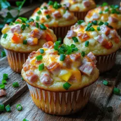 To truly appreciate the Savory Ham & Cheese Breakfast Muffins, it's essential to understand the role each ingredient plays in crafting this delectable dish. Below, we break down the key components of this recipe, highlighting their nutritional benefits and contributions to flavor and texture.