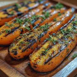 In the world of culinary creations, grilled vegetables often steal the spotlight for their vibrant colors and rich flavors. Among these, herb-infused grilled carrots stand out as a delightful side dish that combines simplicity with sophistication. Grilling carrots not only enhances their natural sweetness but also introduces a smoky char that transforms them into a mouthwatering accompaniment to any meal. In this article, we will explore how to create herb-infused grilled carrots, a recipe that is not only easy to prepare but also packed with nutritional benefits.