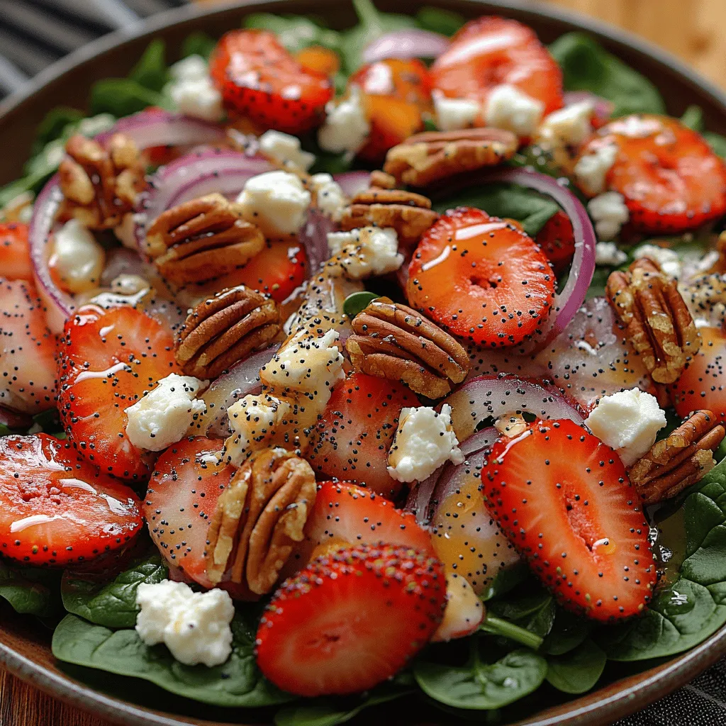 As the seasons change and warmer weather arrives, fresh salads become a popular choice for those looking to embrace seasonal eating. Salads are not just a side dish; they can be vibrant, nutritious, and a feast for the senses. Among the array of salad options, the Strawberry Sunrise Poppy Seed Salad stands out as a particularly delightful and colorful choice. This salad is a perfect representation of spring and summer, featuring a medley of flavors and textures that come together to create a refreshing and satisfying dish.