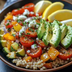 In a world increasingly focused on healthy eating, Roasted Veggie Couscous Bowls stand out as a vibrant and nutritious option that doesn’t compromise on flavor. This dish is more than just a meal; it's a celebration of fresh vegetables and wholesome grains, making it an ideal choice for anyone looking to incorporate more plant-based foods into their diet. With the ease of preparation and the ability to customize according to personal preferences, Roasted Veggie Couscous Bowls have become a favorite among health-conscious eaters and busy individuals alike.