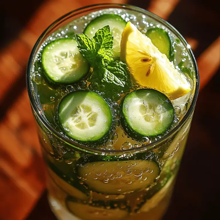 As the sun shines brighter and temperatures rise, the craving for cool, refreshing beverages becomes almost irresistible. Whether it’s a backyard barbecue, a picnic in the park, or a simple afternoon at home, having a revitalizing drink on hand can elevate any warm-weather experience. Among the myriad of options available, the Cucumber Lemonade Spritzer stands out as a unique, healthy, and hydrating choice. This delightful concoction not only quenches your thirst but also provides a burst of flavor that is both invigorating and satisfying.