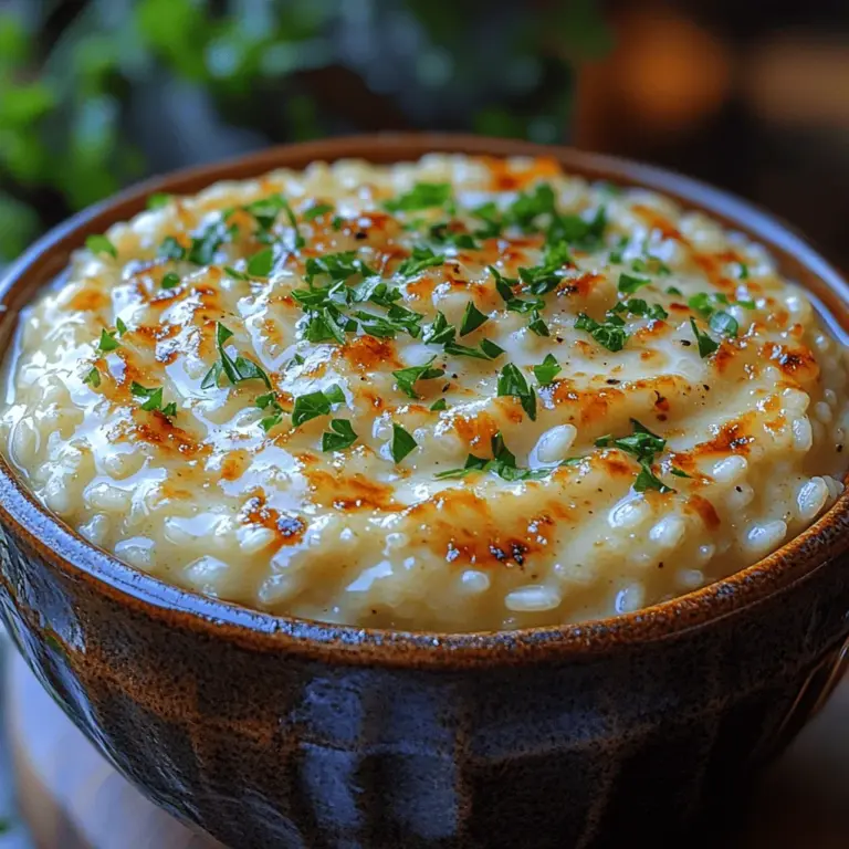 Risotto, a staple of Italian cuisine, stands out as one of the most comforting and versatile dishes you can prepare. Its creamy texture and rich flavors make it a favorite for both casual meals and elegant dinner parties. At the heart of this dish lie two essential ingredients: garlic and Parmesan cheese. Together, they elevate the risotto to new heights, infusing every bite with a depth of flavor that is both satisfying and indulgent. In this article, we will guide you through our Creamy Garlic Parmesan Risotto recipe, promising a dish that is not only delicious but also straightforward to prepare.